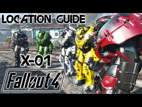FALLOUT 4 ULTIMATE GUIDE - ALL 8 X-01 Power Armor LOCATIONS - Alle 8 X-01 Powerrüstung Fundorte!