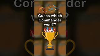 Guess which Commander won in these pods?? The results will be posted Thursday #mtg  #commander #tcg