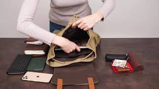 Рюкзак текстильний 20073 Vintage хакі