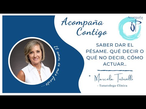Saber dar el pésame. (qué decir, qué no decir y cómo actuar).