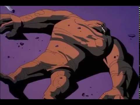 Batman saves Robin from Clayface