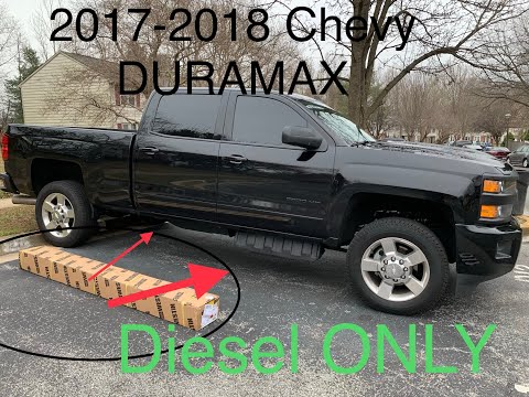 Installing Westin 7” R7 Running Boards On A 2017-2018 Chevy DURAMAX