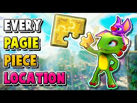 Yooka-Replaylee - All Pagie Piece Locations!