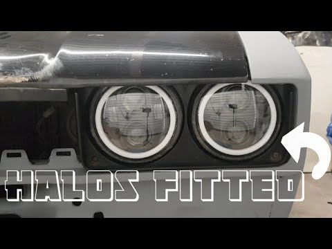 Ford Capri Laser Halo lights fitted and tested great upgrade