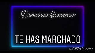 DEMARCO FLAMENCO - TE HAS MARCHADO