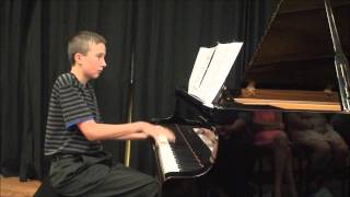 Jake D. age 12: GYSO Jazz audition piece-used at piano recital