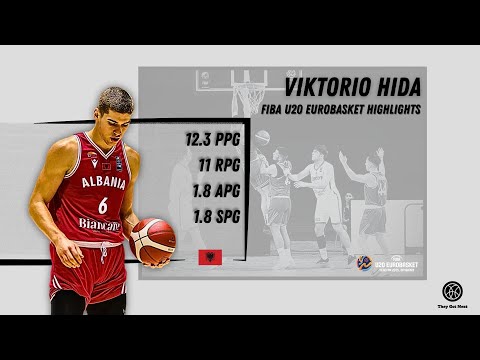 Viktorio Hida | FIBA U20 Eurobasket Divison B 2025 Highlights | Albania