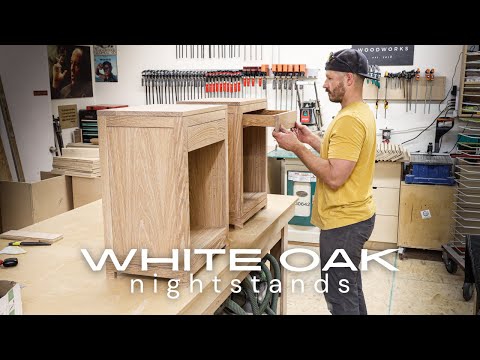 How I Made These White Oak Furniture Pieces For The House