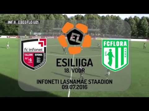 18. voor: Tallinna FC Infonet II - Tallinna FC Flora U21 2:4 (0:4)