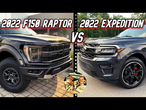 *RACE ALERT* 2022 FORD F150 RAPTOR VS 2022 EXPEDITION STEALTH: Which 3.5L EcoBoost High Output Wins?