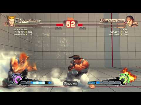 SSFIVAE~ Guile (Blue Emblem) vs. Ryu (kisaran) HD