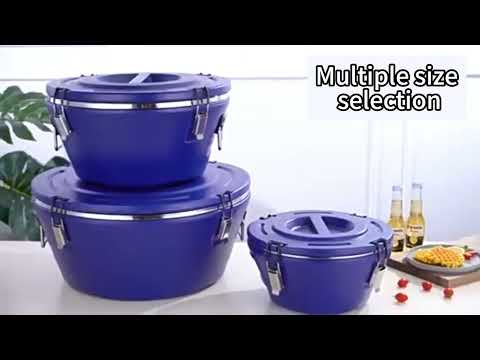 Kala 3pcs Food Storage Container Set - Stainless Steel