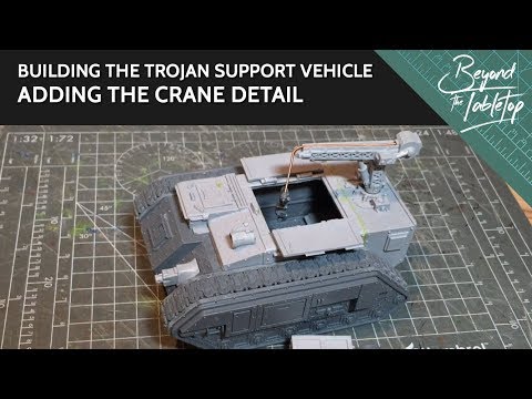 Building the Trojan Support Vehicle: Adding the Crane Detail