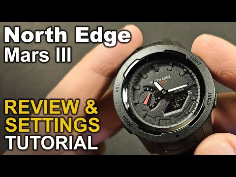 North Edge Mars III - Unboxing, Watch Review and Setting Tutorial