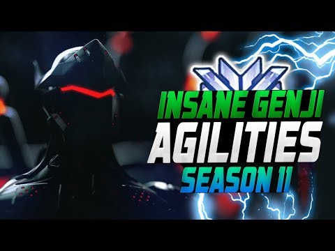 PRO Genji Carry by - Agilities! [ OVERWATCH SEASON 11 TOP 500 ]