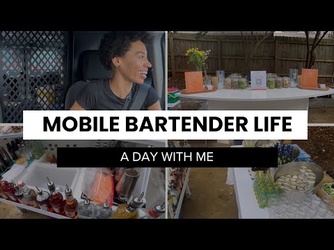 I Won't Romanticize This, Mobile Bartending Is WORK!