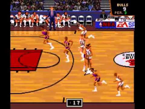 Bulls vs Blazers and the NBA Playoffs Super Nintendo