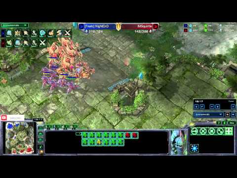 Starcraft 2 - Squirtle vs NightEnd - PvP