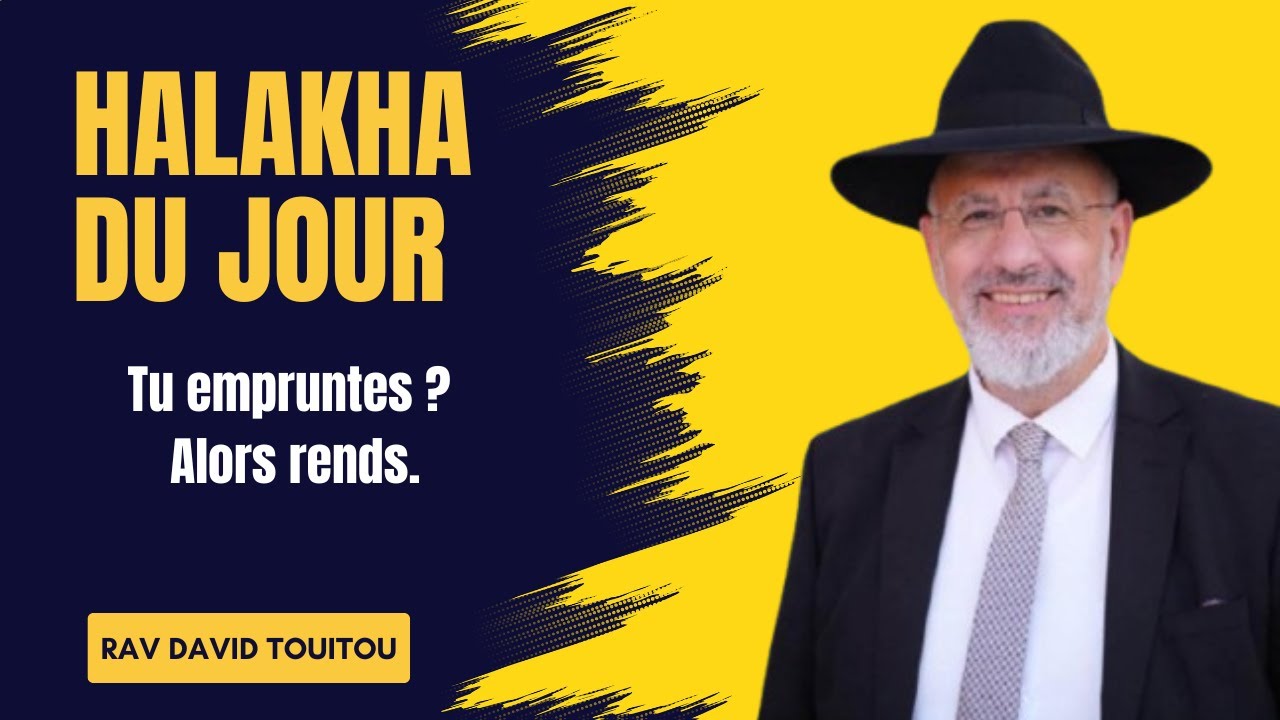 💬 “Tu empruntes ? Alors rends.”