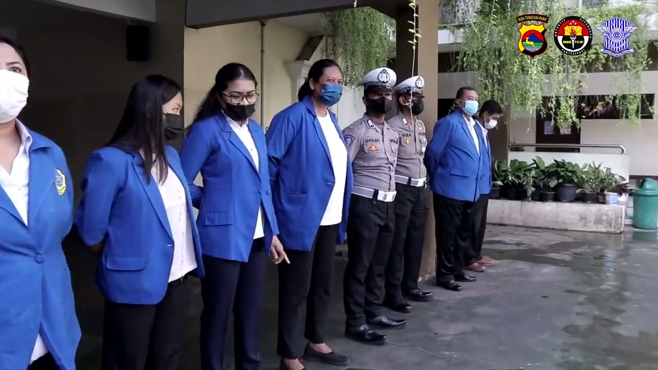 Giat Rutin Unit Kamsel Sebagai Pembina upacara di SMPK mataram || Sat lantas Mataram