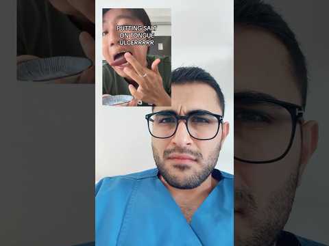 Why Does Putting Salt on Mouth Ulcer BURNS So Much?!🫣🫣 (Doctor Reacts)