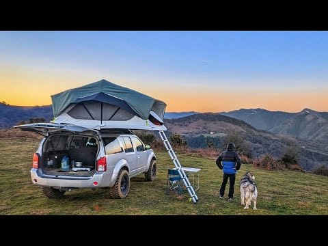 Solo camping in my Rooftop Tent !