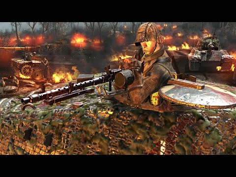Toughest German Army HILL FORTRESS Defense of WW2... - Call to Arms: Gates of Hell Battle Simulator