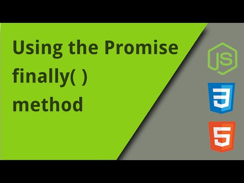 Practical Uses for Promise finally