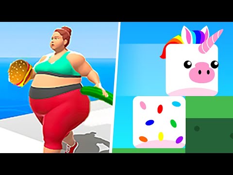 LEVEL UP RUNNER Fat 2 Fit x  Stacky Bird - 1⭐Max Level Gameplay Walkthrough Moblie