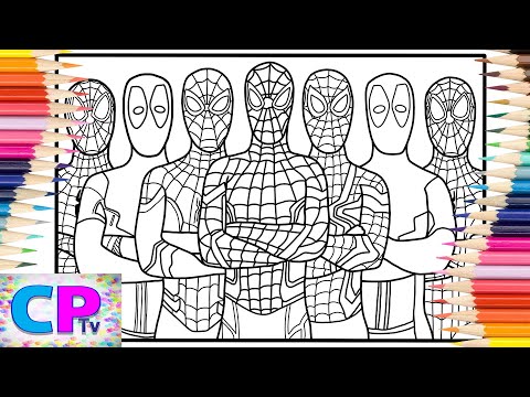 Spiderman and Deadpool Team/Spiderman and Deadpool Coloring Pages/Alan Walker - Dreamer[NCS Release]