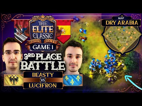 The Elite Classic: Beasty vs LucifroN G1, Bronze match Bo3 | Age Of Empires 4