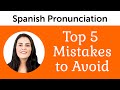 Top 5 Spanish Mistakes to Avoid