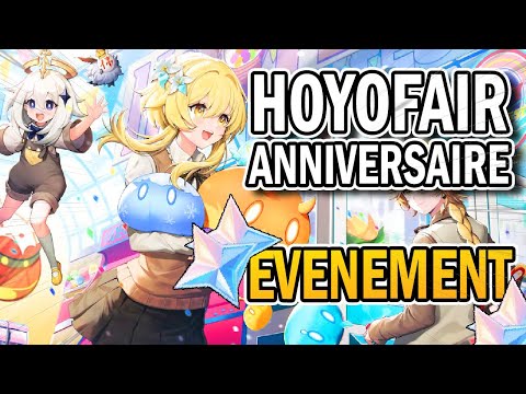 LIVE HOYOFAIR d'ANNIVERSAIRE & nouvel évènement ARME ★★★★ GRATUITE (c'était unique!) Genshin Impact