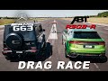 900PS Mercedes AMG G63 Vs ABT RSQ8 R DRAG RACE Daniel Abt