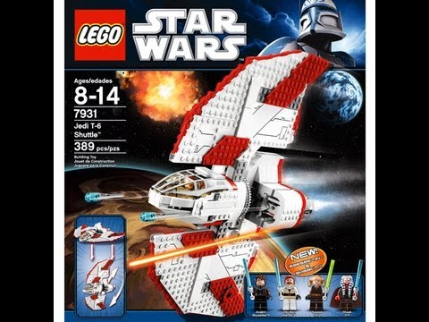 Lego Star Wars Jedi T-6 Shuttle Review Set #7931