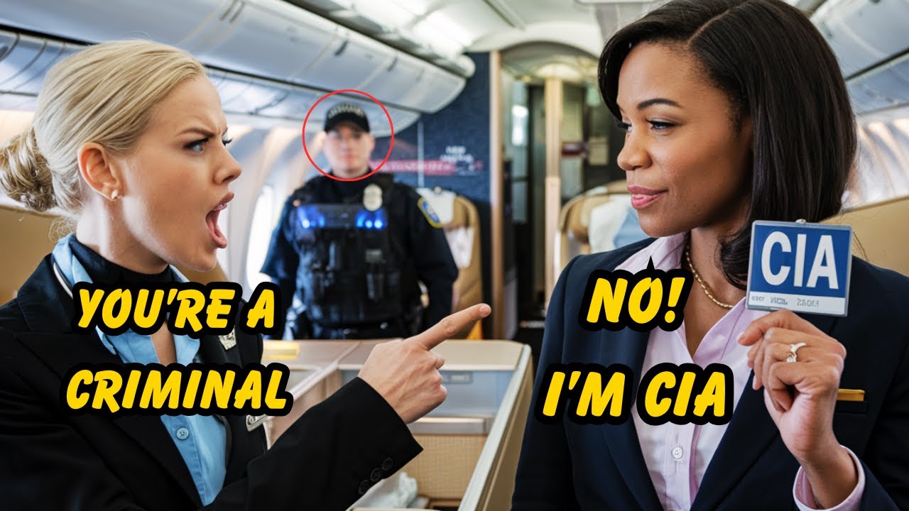 Flight Attendant Frames Black Woman, Unaware she’s an undercover US CIA Agent On Duty