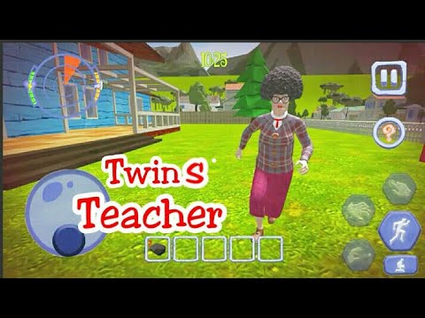 Scary Clown Man The Twins Teacher Neighbor Full Gameplay