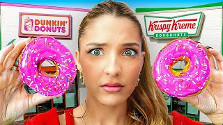 Dunkin vs Krispy Kreme Taste Test