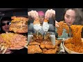 TIKTOK Mukbang Compilation Chipotle Wingstop In N Out Buldak Cane S More
