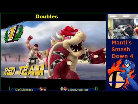 Xilef & Mantiago Vs. Redrock & Sketchy Grand Finals - Manti's Smash Down 4