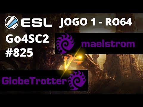 StarCraft 2 - maelstrom vs GlobeTrotter (ZvZ) Jogo 1 - RO64 - Go4SC2 Europe Cup #825 [PT-BR]