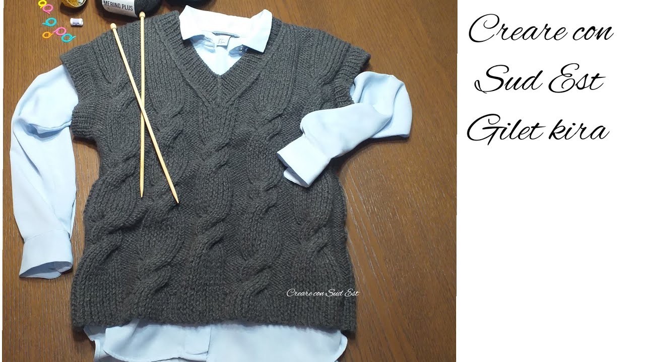 GILET KIRA \ gilet ai ferri da donna