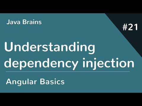 Angular 6 Basics 21 - Understanding dependency injection
