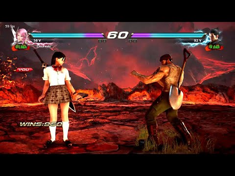 19_5 Alisa Bosconovish Ryona VS Kazuya Mishima - Tekken 7 ( Uchiha x24 ) Gameplay PC RX 570