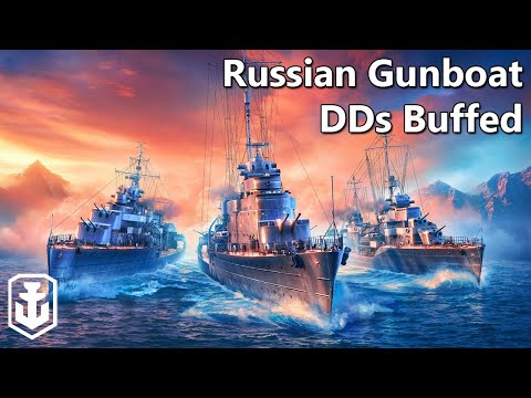 The Entire Russian Gunboat Line Was Buffed In Update 14.3 (World of Warships)