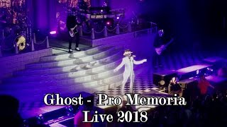 Ghost - Pro Memoria &quot;Live 2018&quot; (Multicam + great audio)