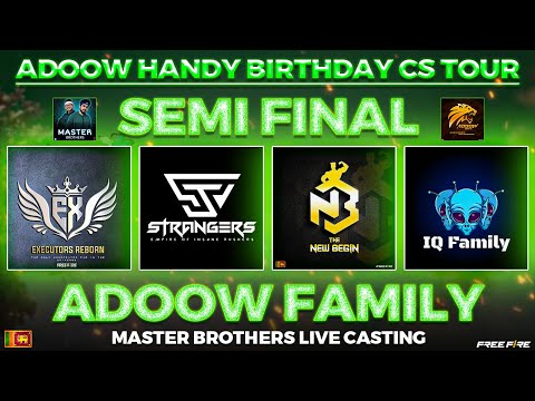 ADOOW HANDY BIRTHDAY CS TOUR SEMI FINAL 😎 | Free Fire | Master