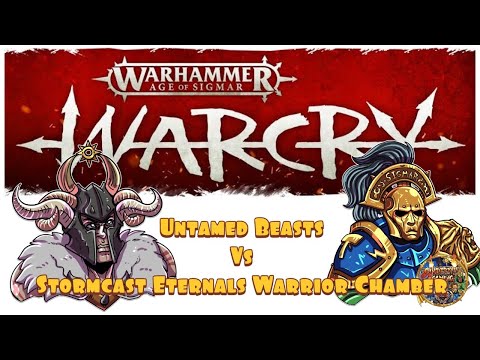 Age of Sigmar Warcry Battle Report: Untamed Beasts vs Stormcast Eternals Warrior Chamber
