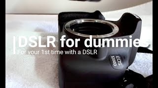 DSLR for dummies   Canon EOS 1200D