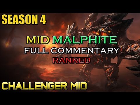✔ Challenger Middle AP Malphite Ep. 40 | RANKED | Full Commentary | League of Legends